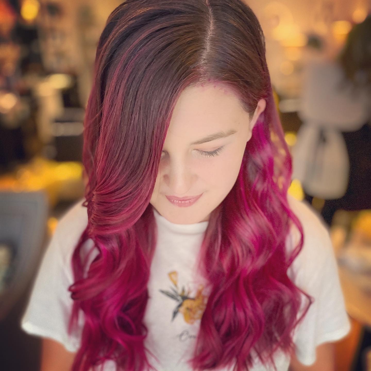 magenta purple hair color